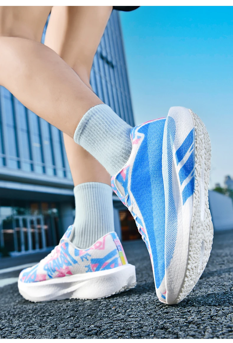 Men's Cushioning Running Shoes Lightweight Athletic Casual Sneakers Male Non-Slip Sports Shoes Outdoor Travel Walking Shoes2026