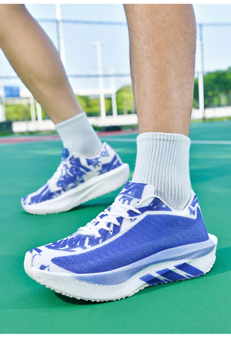 Men's Cushioning Running Shoes Lightweight Athletic Casual Sneakers Male Non-Slip Sports Shoes Outdoor Travel Walking Shoes2026