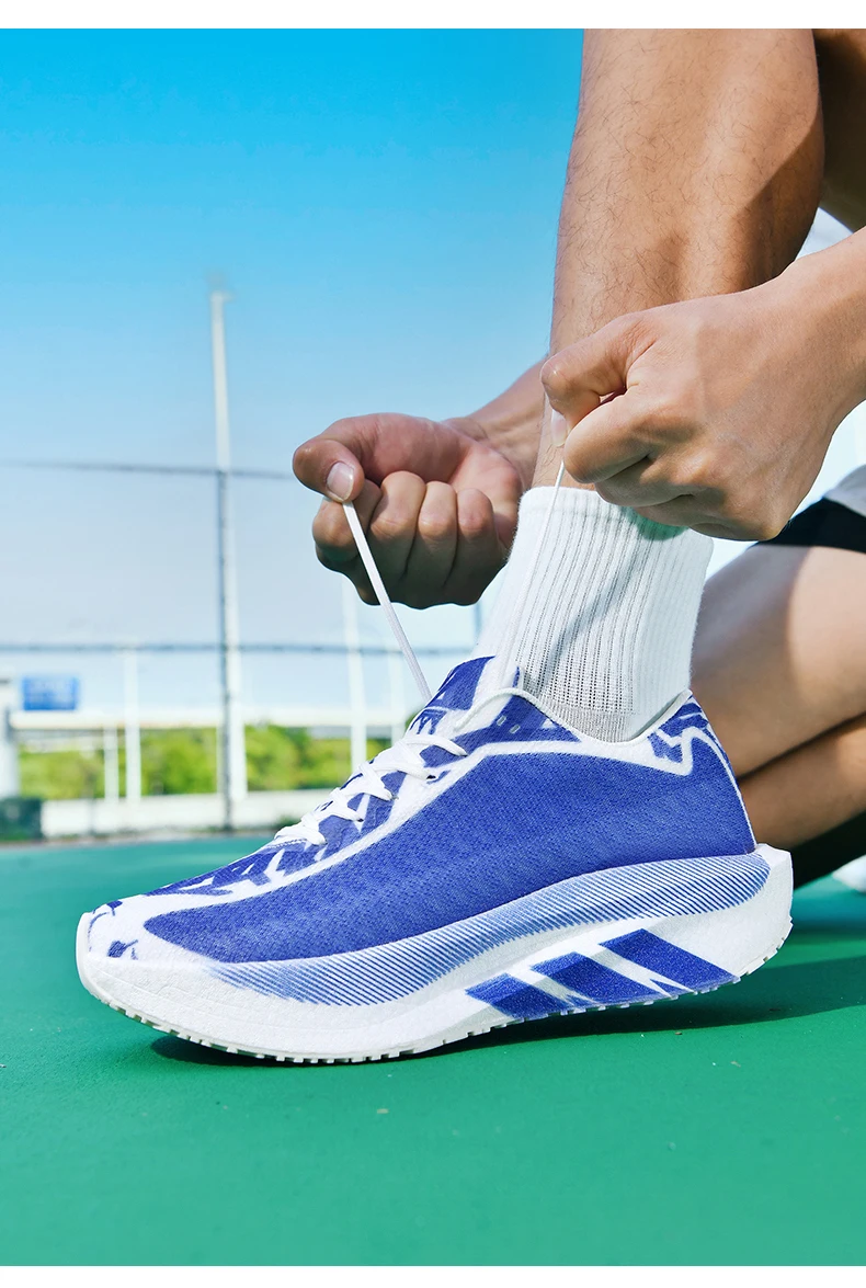 Men's Cushioning Running Shoes Lightweight Athletic Casual Sneakers Male Non-Slip Sports Shoes Outdoor Travel Walking Shoes2026