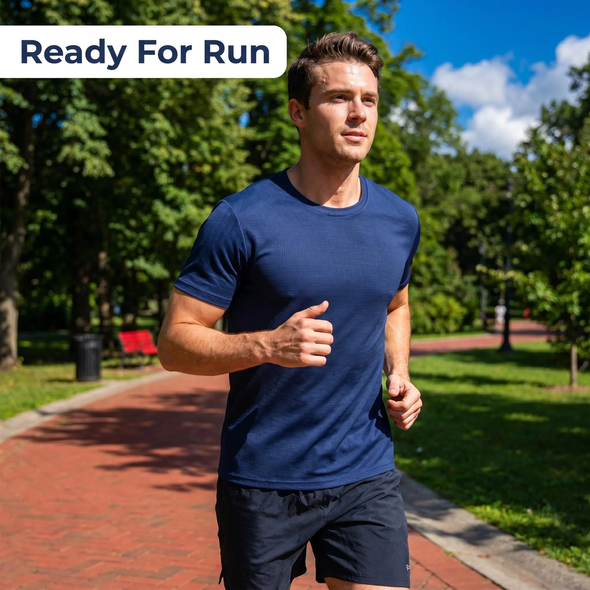 Men's Ice Silk Quick Dry T Shirt Lightweight Breathable Fitness Running Short Sleeve Summer Quickdry Workout Casual fitted tops