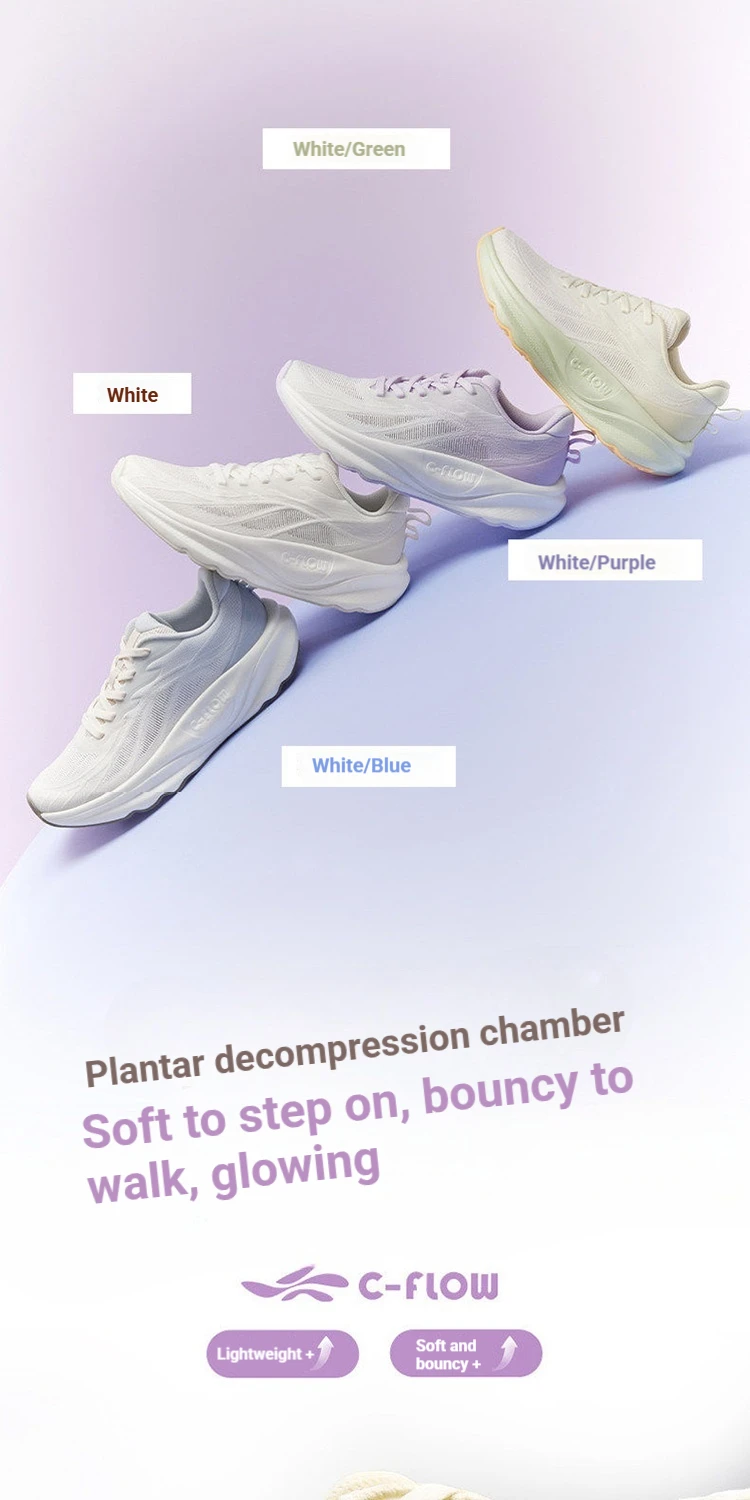 361 Degrees Feiyuan 2.0 Women's Jogging Shoes Mesh Shock-Absorbing Comfortable Female Running Aerobic Exercise Sneaker 682612220