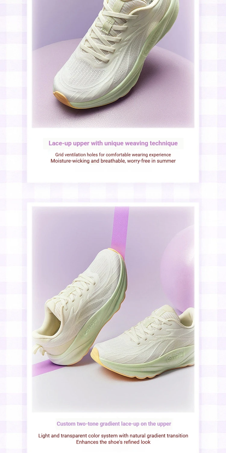 361 Degrees Feiyuan 2.0 Women's Jogging Shoes Mesh Shock-Absorbing Comfortable Female Running Aerobic Exercise Sneaker 682612220