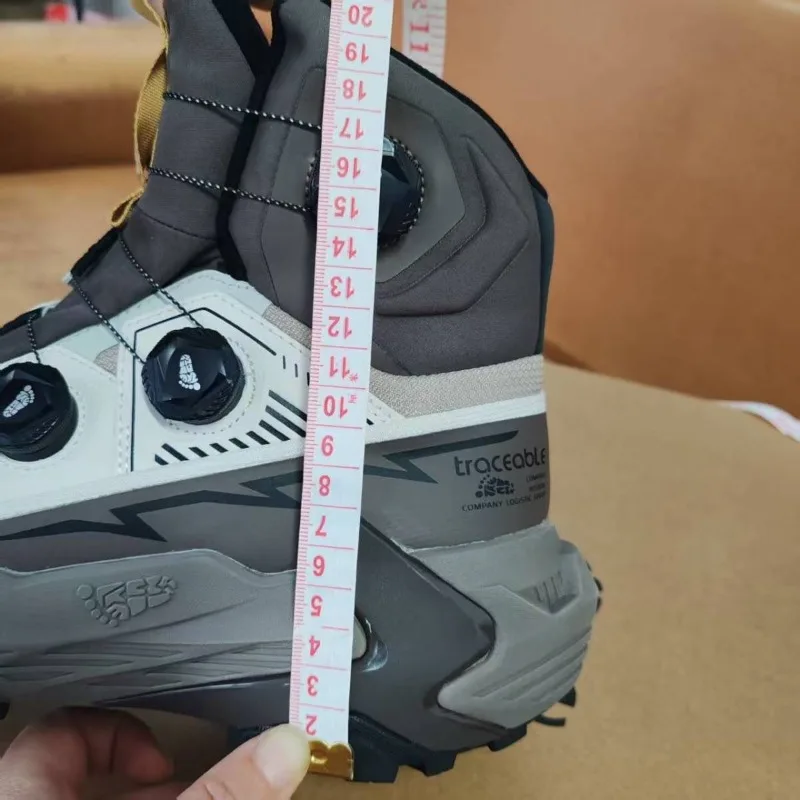 Original Brand Comfortable Anti Slip Mountain Climbing Shoe Designer Quick Lacing Outdoor Hiking Shoe Mid-Top Walking Boots