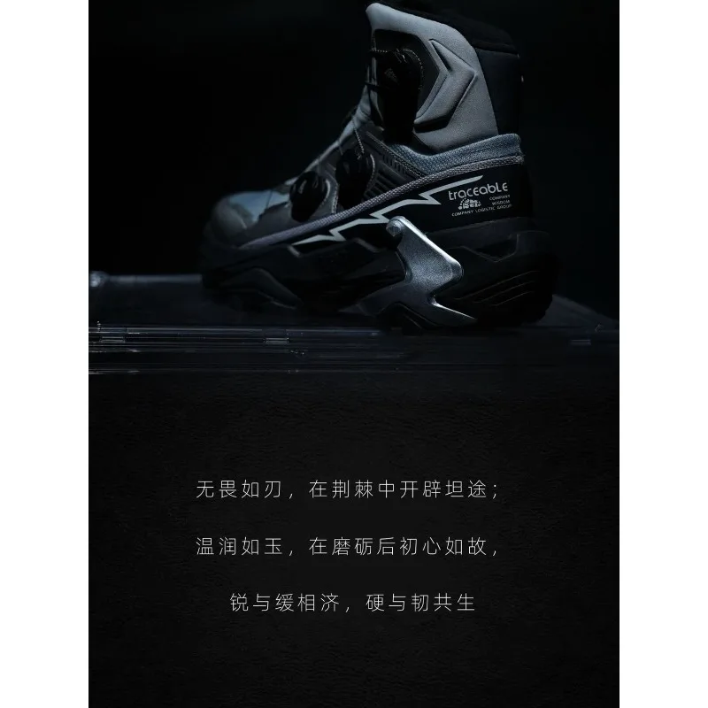Original Brand Comfortable Anti Slip Mountain Climbing Shoe Designer Quick Lacing Outdoor Hiking Shoe Mid-Top Walking Boots