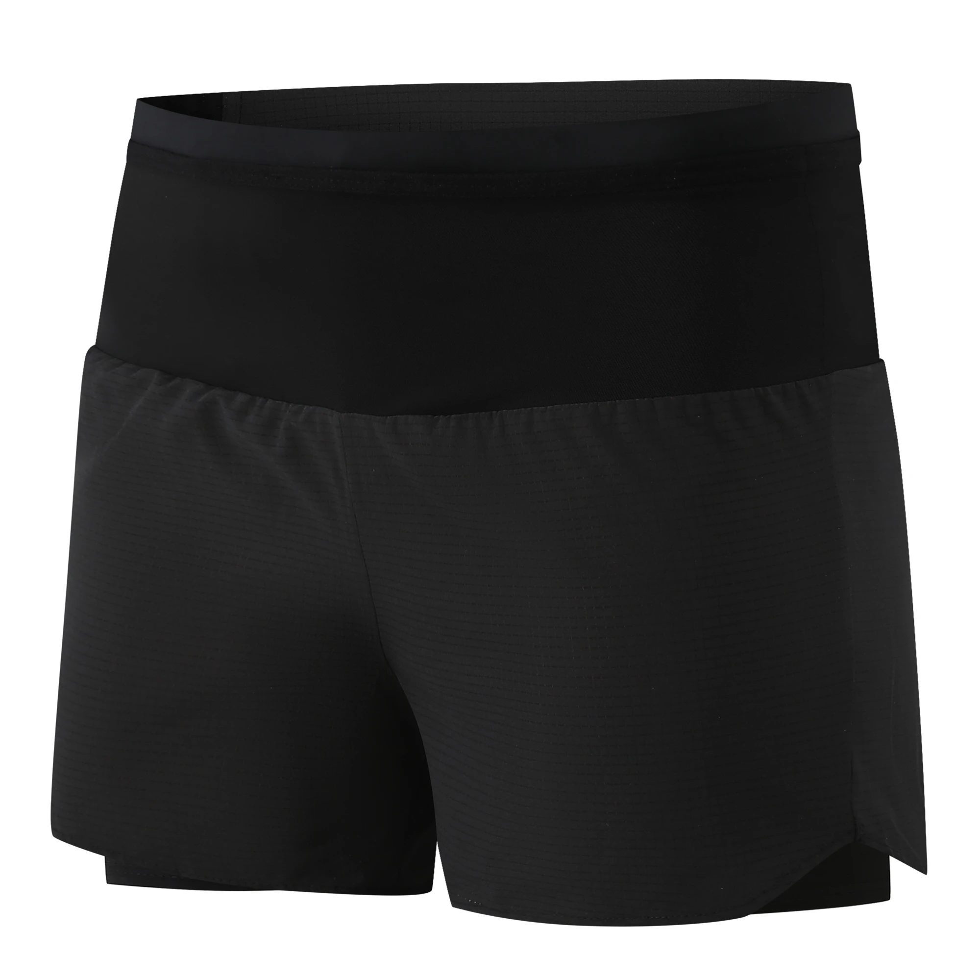 Mens 2 in 1 Marathon Running Shorts Around Pockets Outdoor Sports Training Exercise Fitness Hiking Shorts Breathable Quick Dry