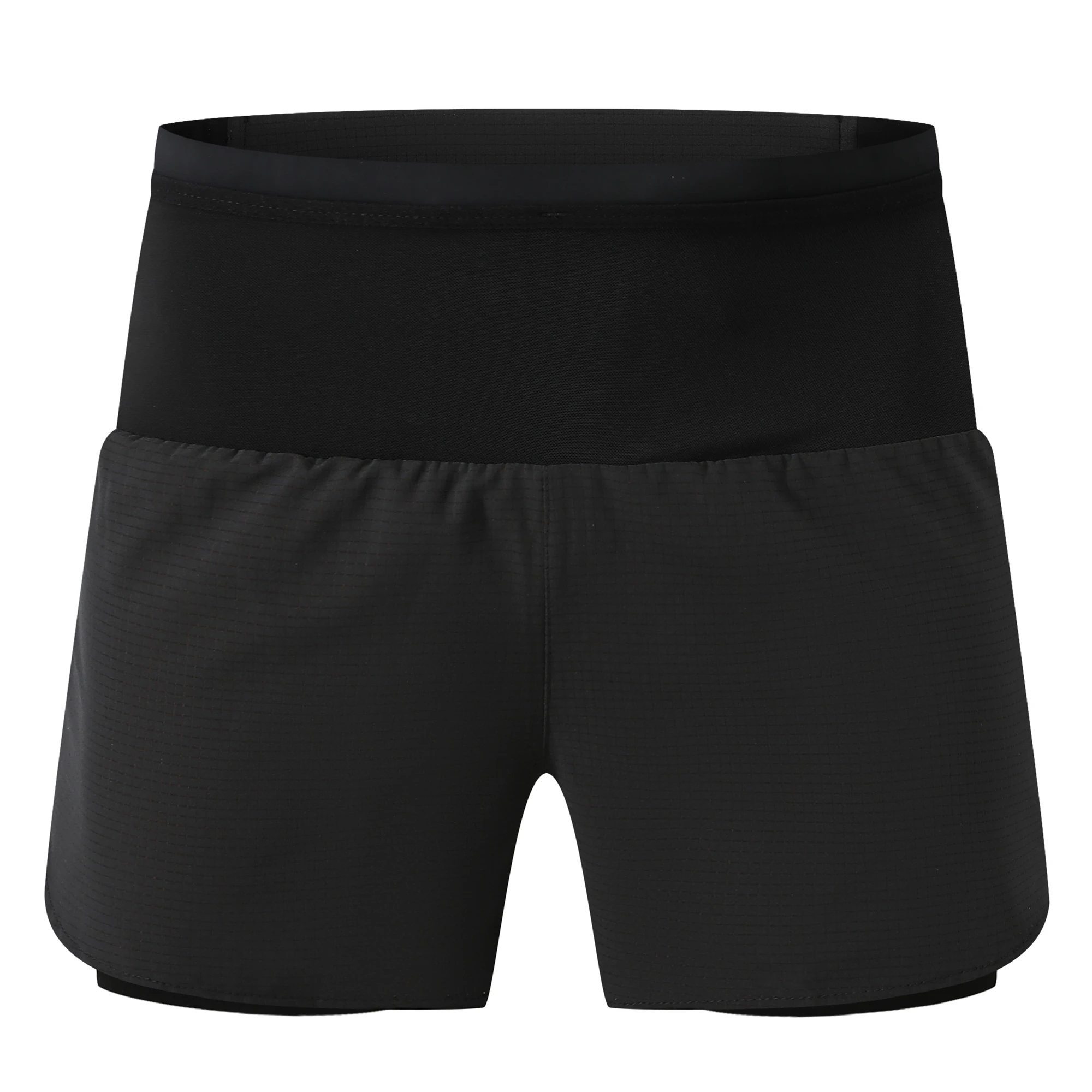 Mens 2 in 1 Marathon Running Shorts Around Pockets Outdoor Sports Training Exercise Fitness Hiking Shorts Breathable Quick Dry