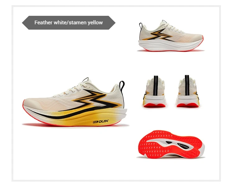 361 Degrees Flame 4.0 MIX Men's Carbon Plate Running Shoes Cushion Durable Lightweight Racing Marathon Male Sneakers 672512204