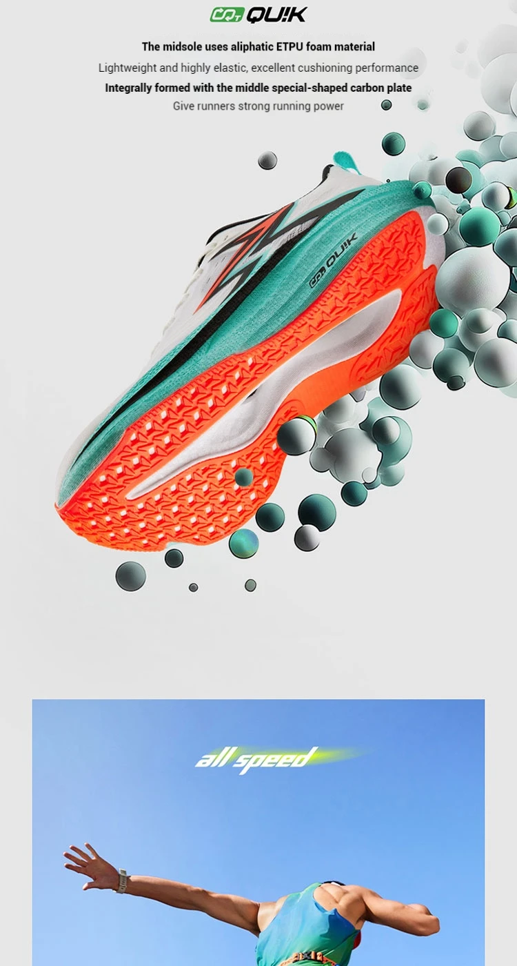 361 Degrees Flame 4.0 MIX Men's Carbon Plate Running Shoes Cushion Durable Lightweight Racing Marathon Male Sneakers 672512204