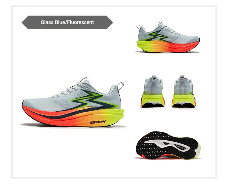 361 Degrees Flame 4.0 MIX Men's Carbon Plate Running Shoes Cushion Durable Lightweight Racing Marathon Male Sneakers 672512204