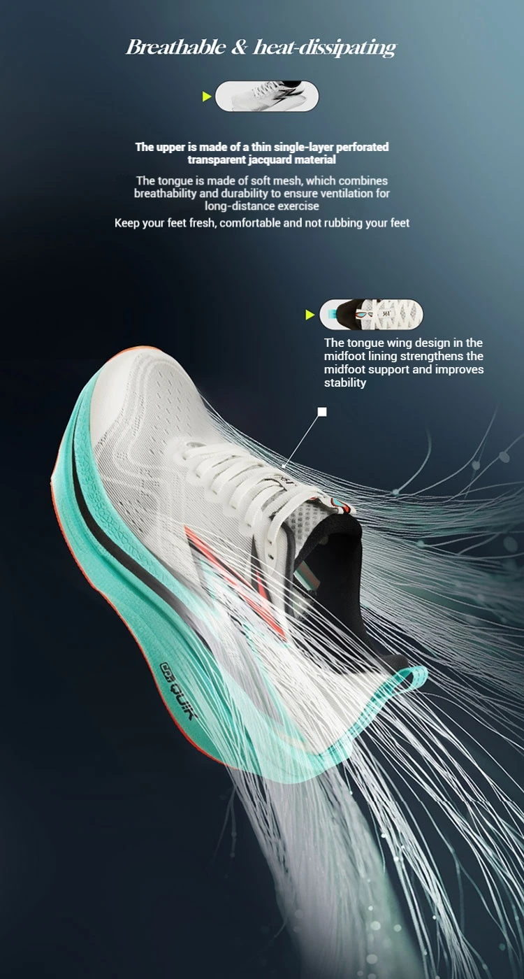 361 Degrees Flame 4.0 MIX Men's Carbon Plate Running Shoes Cushion Durable Lightweight Racing Marathon Male Sneakers 672512204