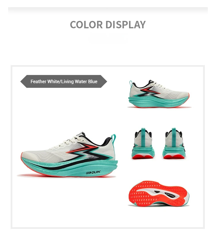 361 Degrees Flame 4.0 MIX Men's Carbon Plate Running Shoes Cushion Durable Lightweight Racing Marathon Male Sneakers 672512204