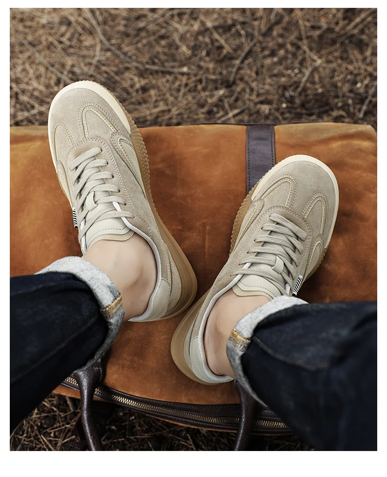 ArfaStep Summer Retro Men Black Casual Sneakers Patchwork Walking Shoes Round Toe Lace-Up Comfortable Flat Training Sports Shoes