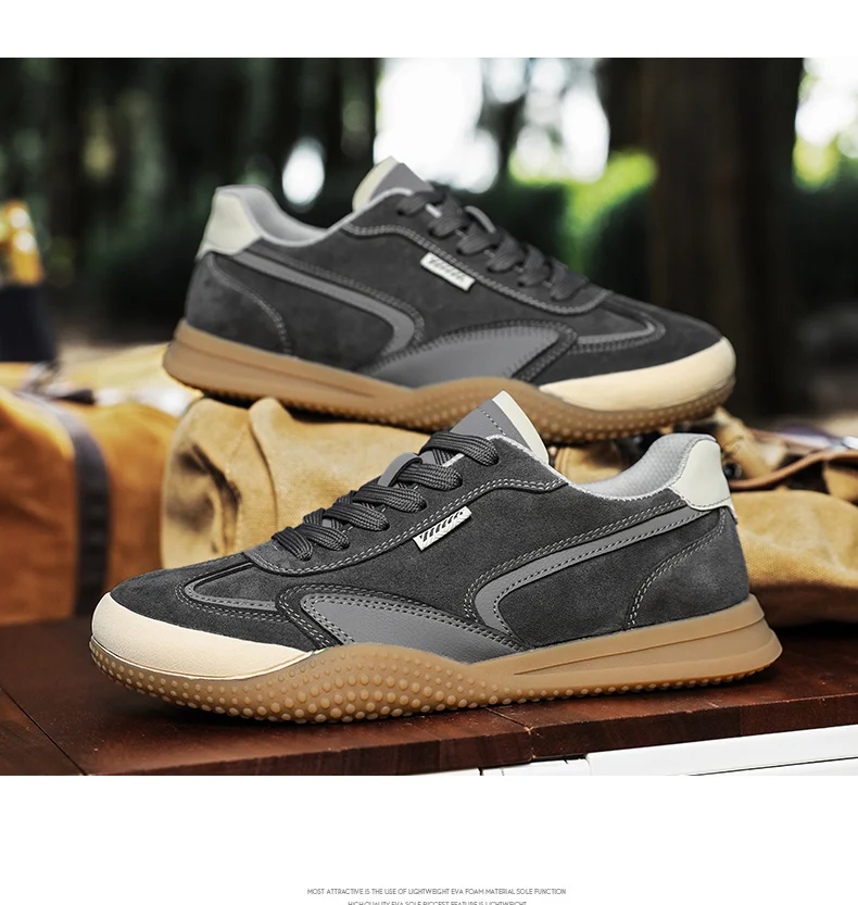 ArfaStep Summer Retro Men Black Casual Sneakers Patchwork Walking Shoes Round Toe Lace-Up Comfortable Flat Training Sports Shoes