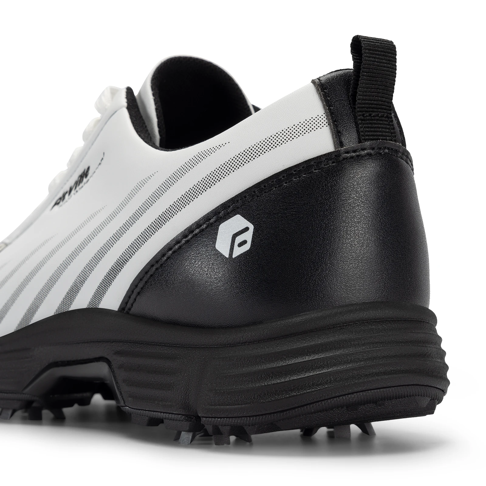 FitVille Waterproof Golf Shoes Wide Replaceable No-Slip Spikes Golfling Shoes for Men Professional High-Rebound Cushioning