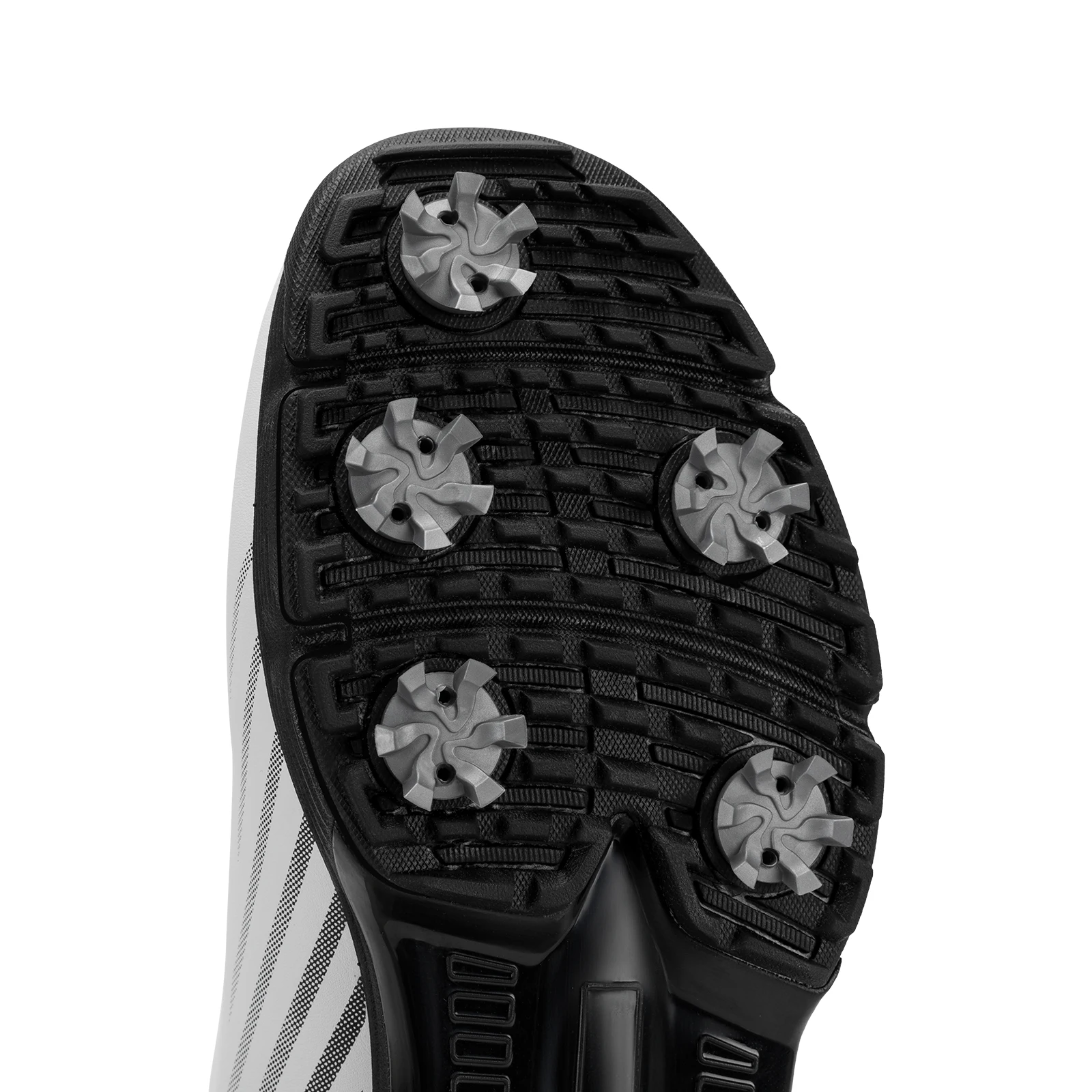 FitVille Waterproof Golf Shoes Wide Replaceable No-Slip Spikes Golfling Shoes for Men Professional High-Rebound Cushioning