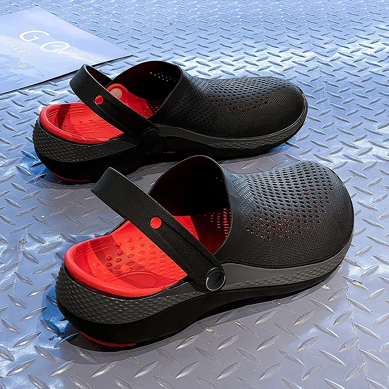 Men's Summer Non-Slip Toe-Toe Sandals for Outdoor Use, Large Size Sports Beach Slippers