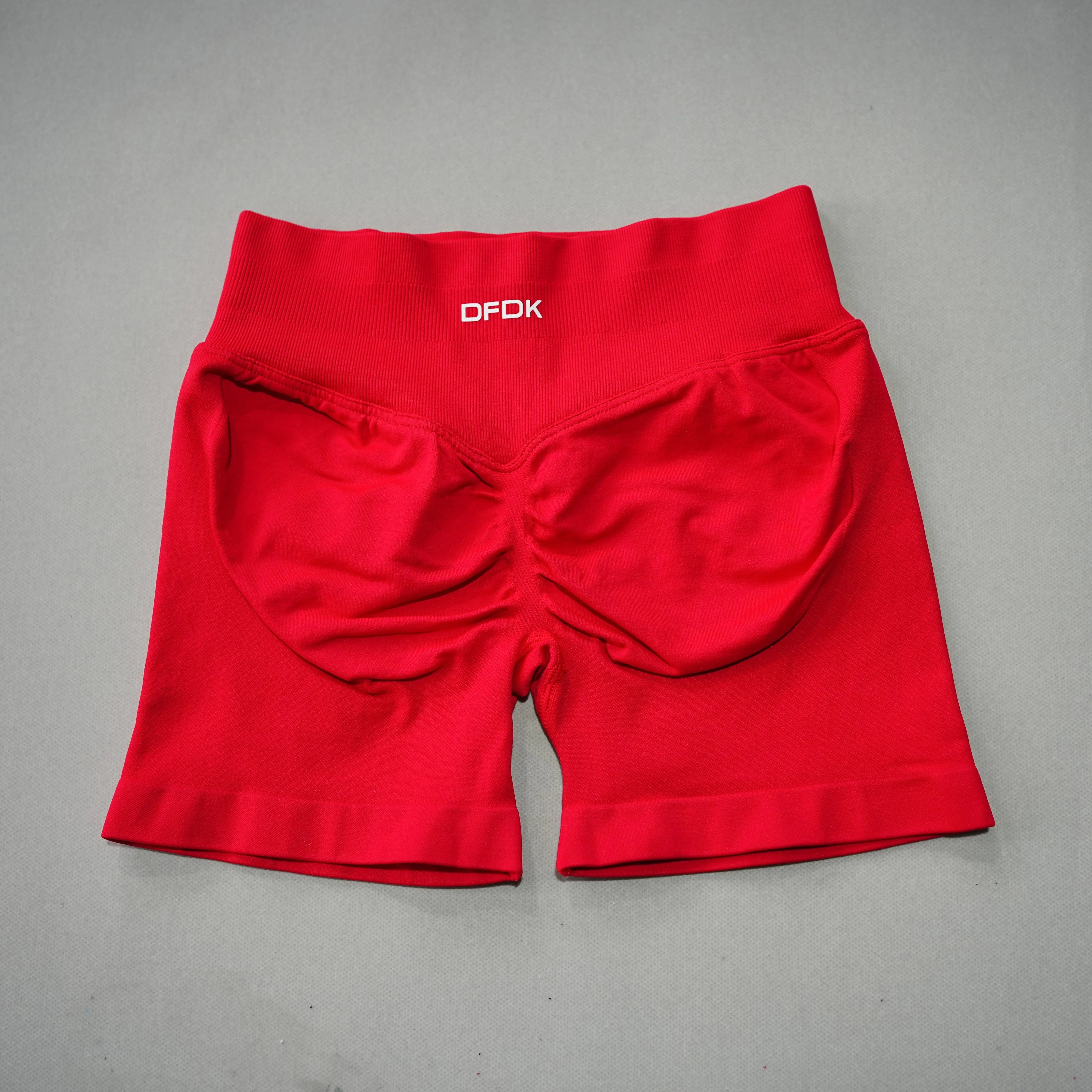 DFDK 4.5 Inch Biker Shorts Women High Waist Scrunch Booty Push Up Squat Proof Quick Dry Gym Yoga Running Sport Shorts