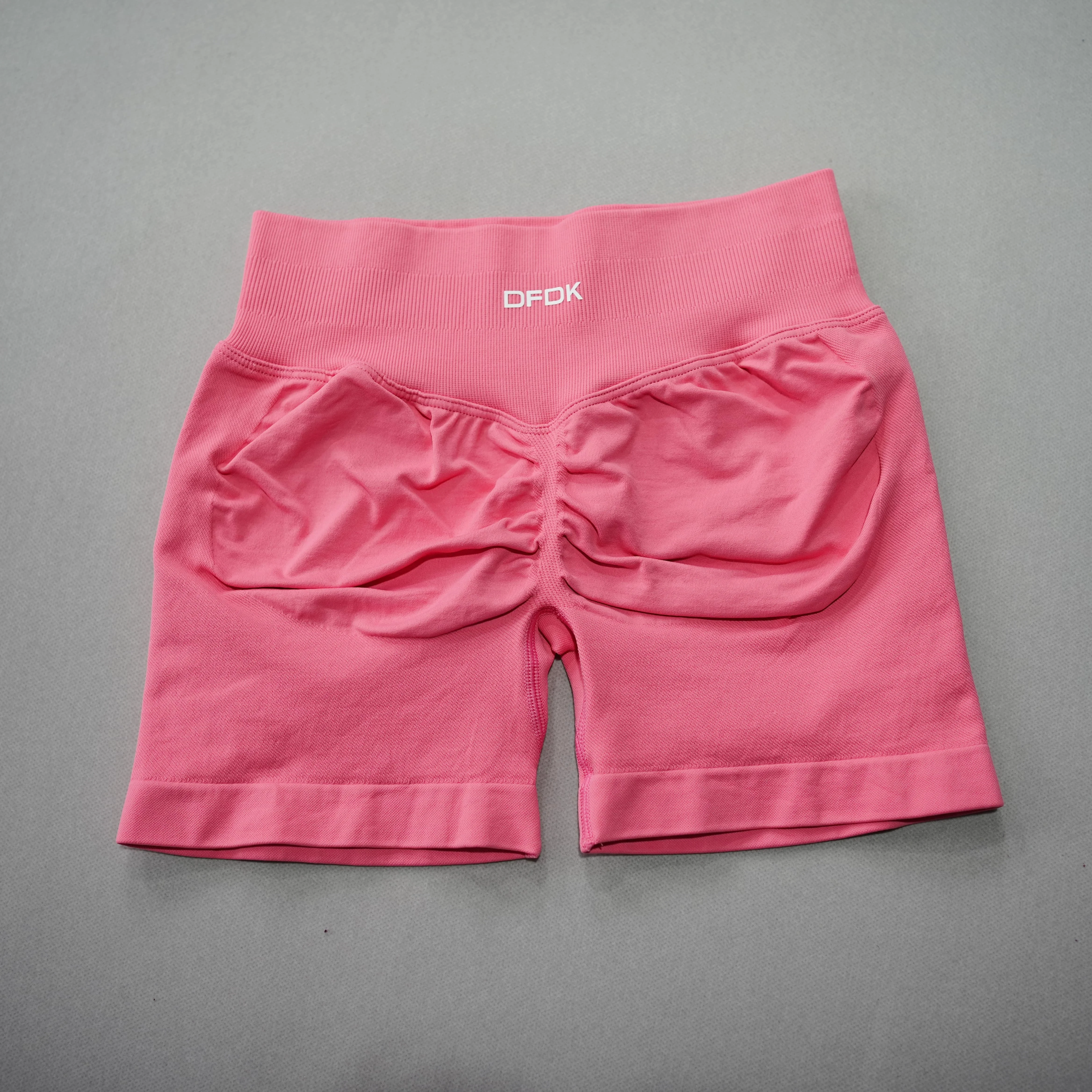 DFDK 4.5 Inch Biker Shorts Women High Waist Scrunch Booty Push Up Squat Proof Quick Dry Gym Yoga Running Sport Shorts