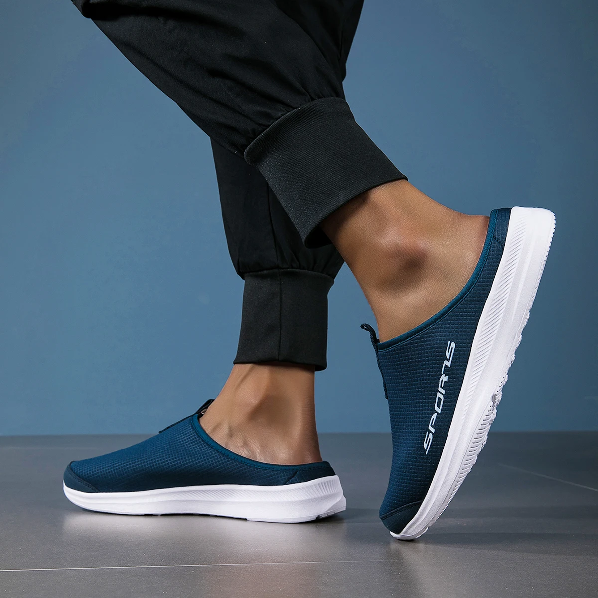 Summer Half Slippers for Men Trendy Men's Flat Bottom Casual Shoes Soft Sole Support Shoes Women's Sneakers Zapatos De Hombre
