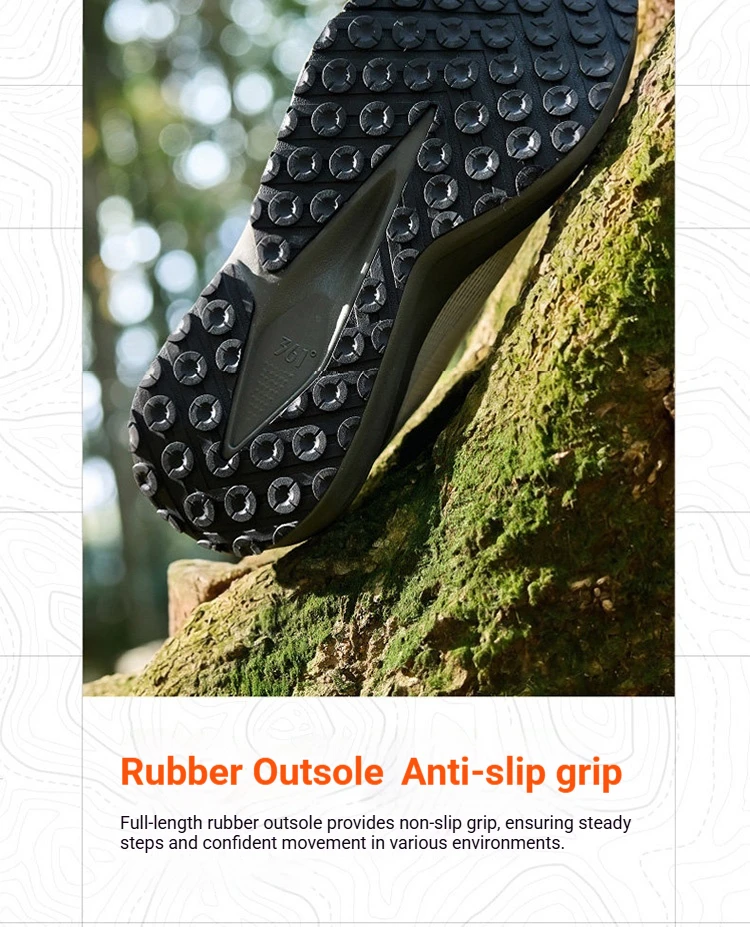 361 Degrees Qingyu Men Hiking Shoes Summer Anti-slip Wear-resistant Air Mesh Breathable Male Outdoor Caravan Sneakers 672626767