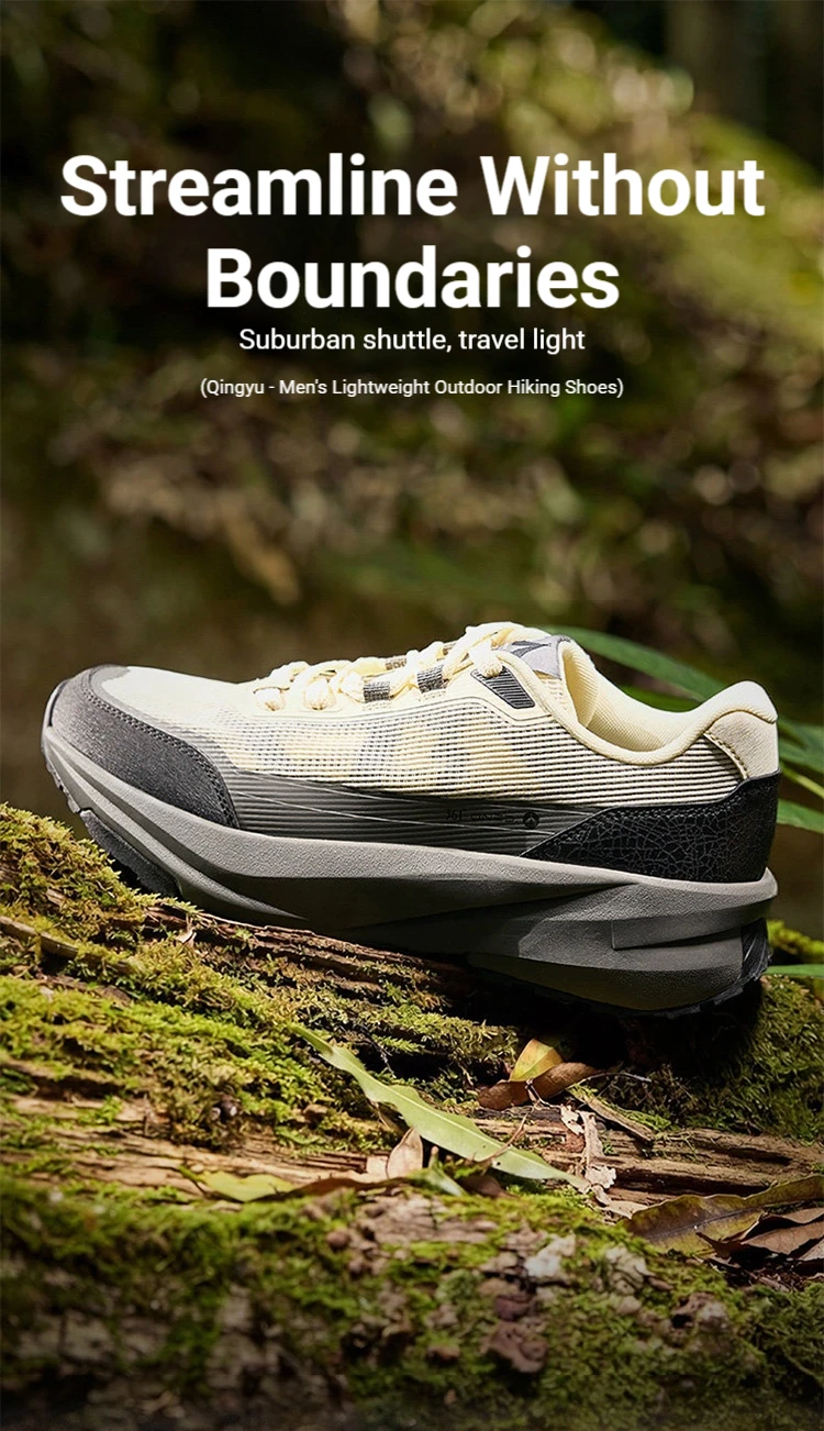361 Degrees Qingyu Men Hiking Shoes Summer Anti-slip Wear-resistant Air Mesh Breathable Male Outdoor Caravan Sneakers 672626767