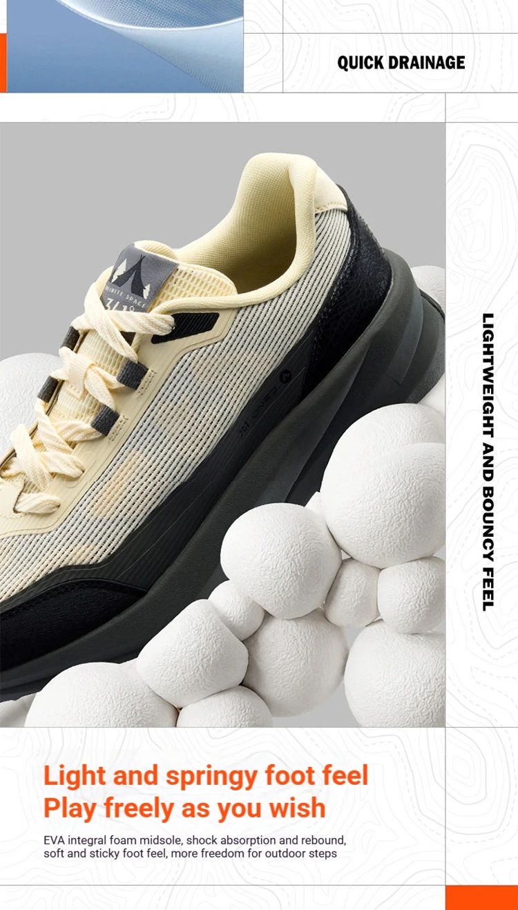 361 Degrees Qingyu Men Hiking Shoes Summer Anti-slip Wear-resistant Air Mesh Breathable Male Outdoor Caravan Sneakers 672626767