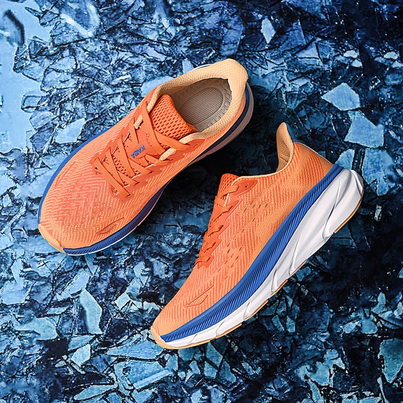 Unisex Lightweight Breathable Running Shoes with Elastic Buffering Durable Outsole for Men And Women