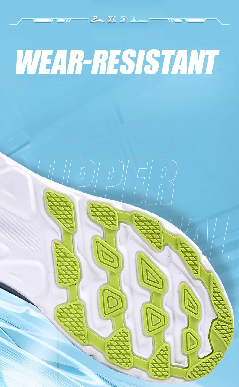 Unisex Lightweight Breathable Running Shoes with Elastic Buffering Durable Outsole for Men And Women