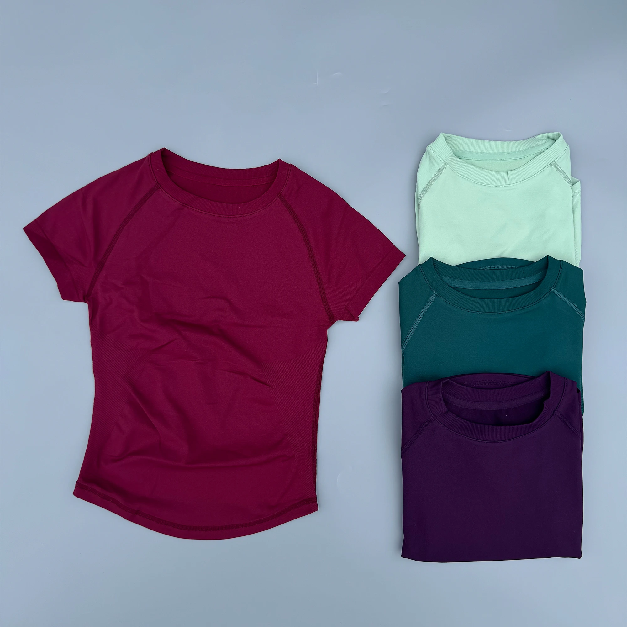 Sport Short Sleeve Top Seamless Yoga Leotard Clothing Women Running Sports T Shirt Workout Shirts Fitness Sports Vest