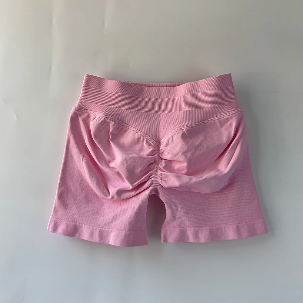 Peach Hip Lifting Sports Shorts Women High Waist and Waist Tightening Slimming Running Hip Speed Drying Three Point Tight Pants