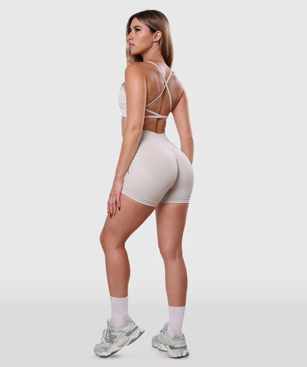 Peach Hip Lifting Sports Shorts Women High Waist and Waist Tightening Slimming Running Hip Speed Drying Three Point Tight Pants