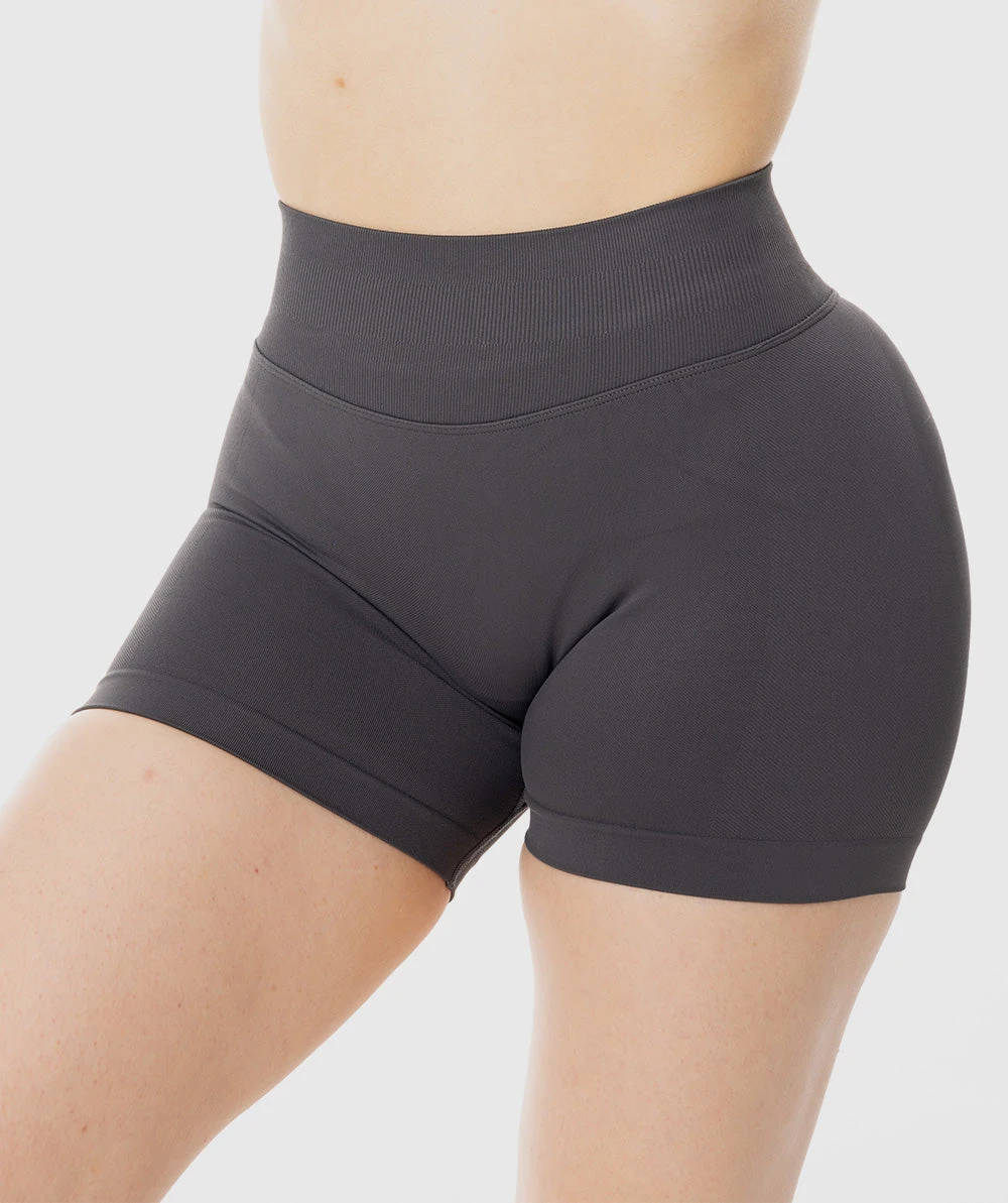 Peach Hip Lifting Sports Shorts Women High Waist and Waist Tightening Slimming Running Hip Speed Drying Three Point Tight Pants
