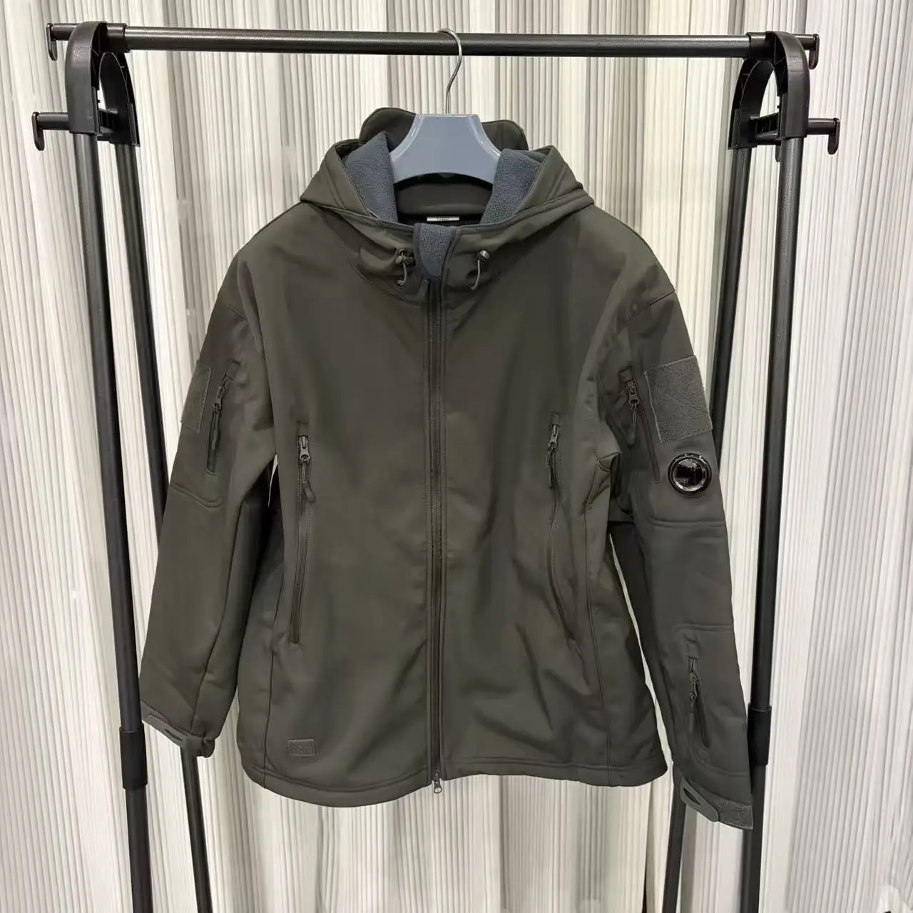 Men's Stormtrooper Jacket Windproof, Warm, Waterproof, Velvet Hooded Jacket Cycling Jacket Mountaineering Jacket Winter Jacket