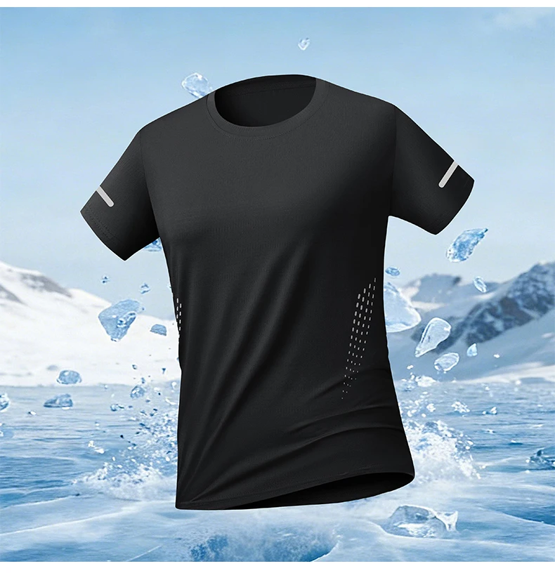Women Running Quick Drying T-shirts Breathable Lightweight Hiking Fishing Tees Soft Elasticity Outdoor Sports Short Shirt Summer