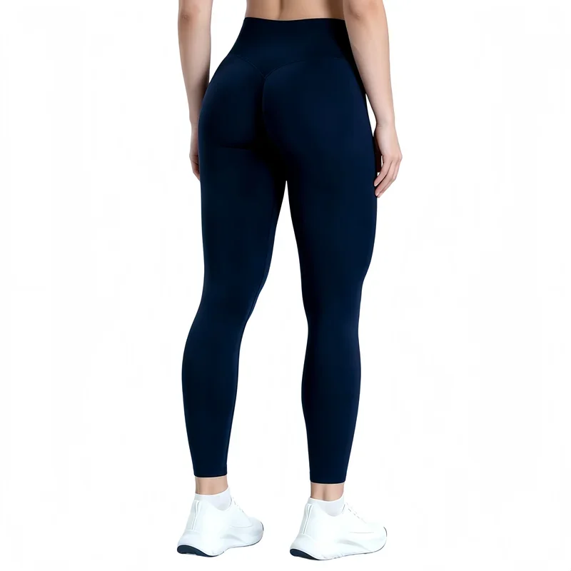 HISTELLO Vision Leggings Seamless Women Cross Waist Yoga Tights Butt Lifting Sports Pants Fitness Pilates Workout Gym Leggings