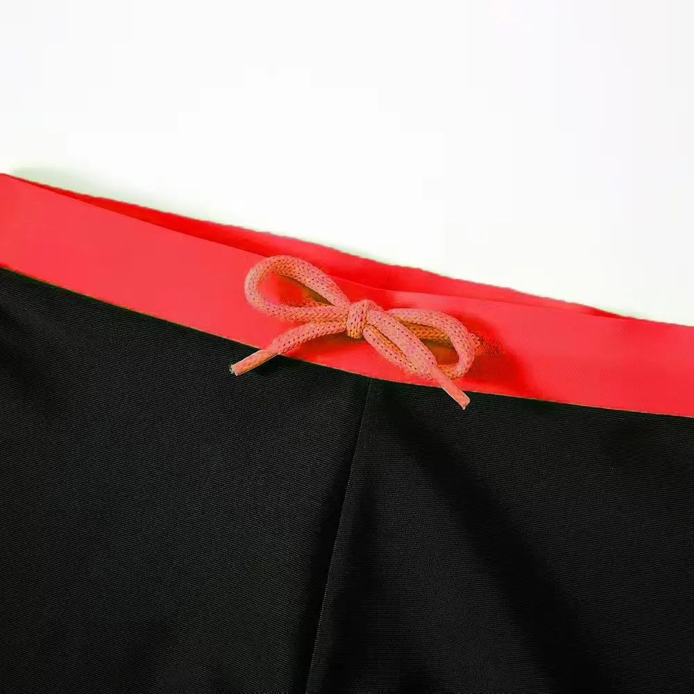 New Style Fashion Wide Waistband Boys Square Swimming Trunks for Beach and Hot Spring Bathing