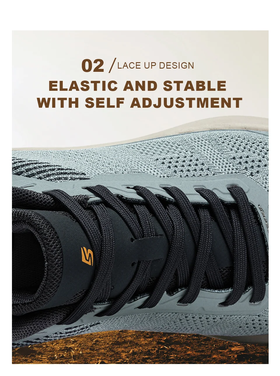 Baasploa Men Climbing Shoes Brand Mesh Breathable Lightweight Hiking Sneakers Male Casual Anti-Skid Wear-Resistant Outdoor Shoes