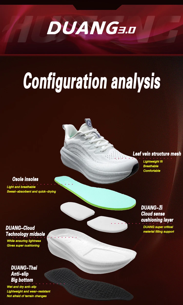 DUANG Waterproof Sports Shoes For Men And Women Marathon Running Shoes Casual Shoes Outdoor Athletics Anti Slip