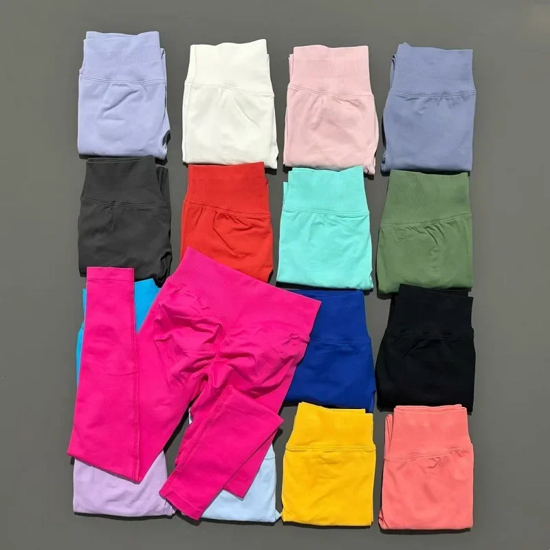 Women Sports Leggings Seamless Yoga Long Pants Butt Lifting Tummy Control Tights Fitness Workout Sportswear Gym Legging