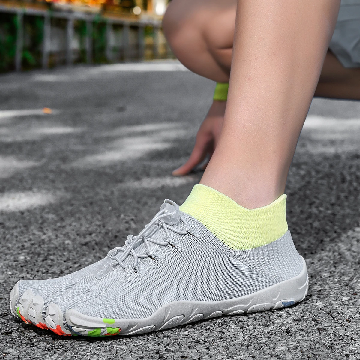 Light Weight Lifting Training Shoe Designer Five Fingers Yoga Shoe Comfortable Soft Sole Non-slip Fitness Shoe