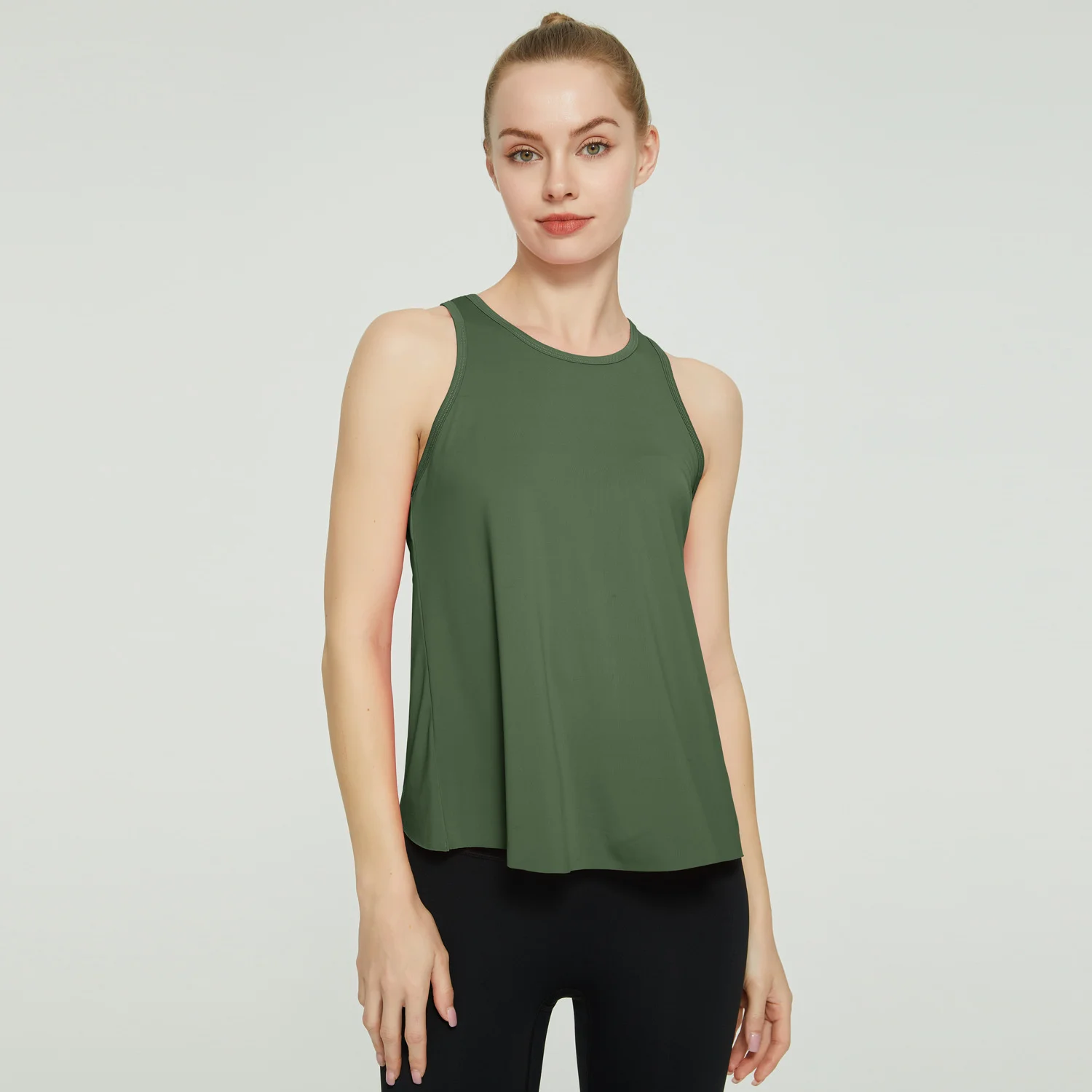 Women Sleeveless Yoga Tops Mesh Quick Dry Breathable Blouse Cover Up Gym Workout Cool T-Shirt Running Short Tank Crop Top