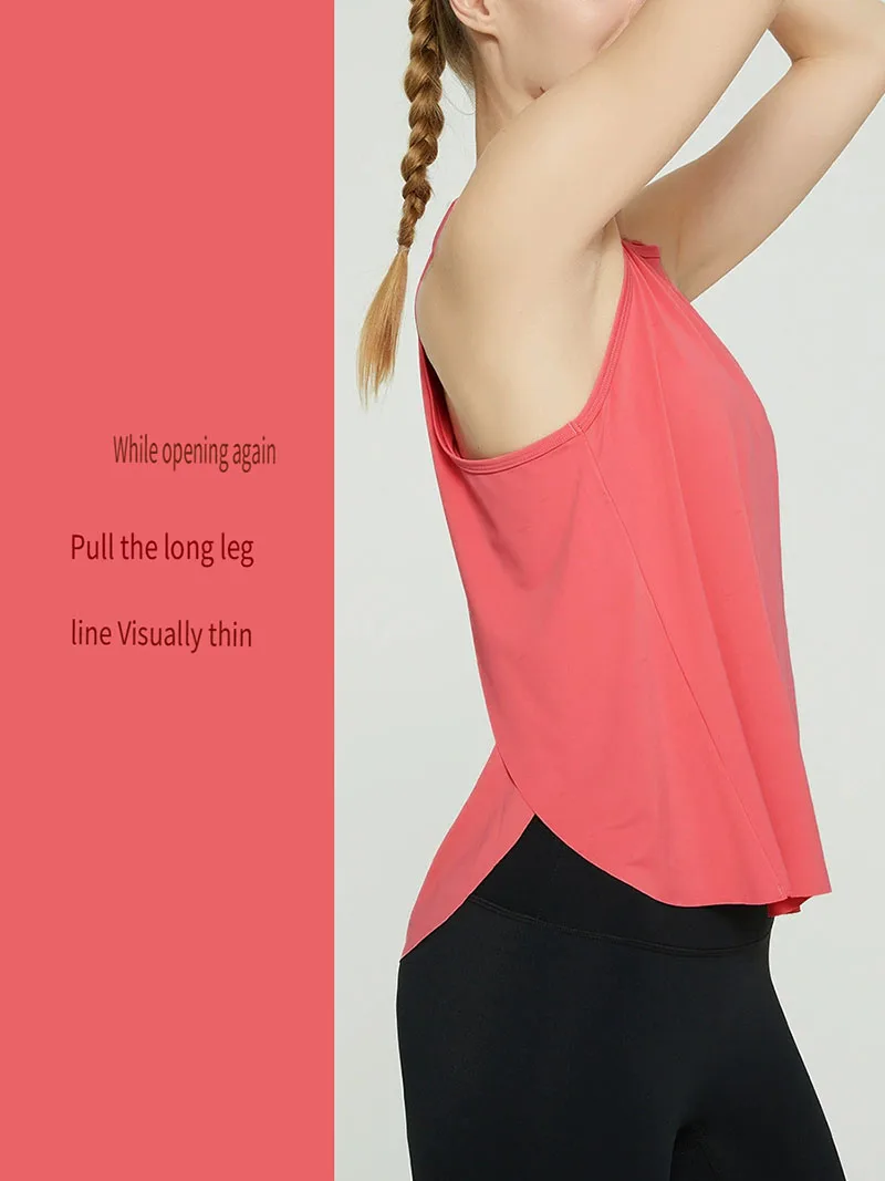 Women Sleeveless Yoga Tops Mesh Quick Dry Breathable Blouse Cover Up Gym Workout Cool T-Shirt Running Short Tank Crop Top