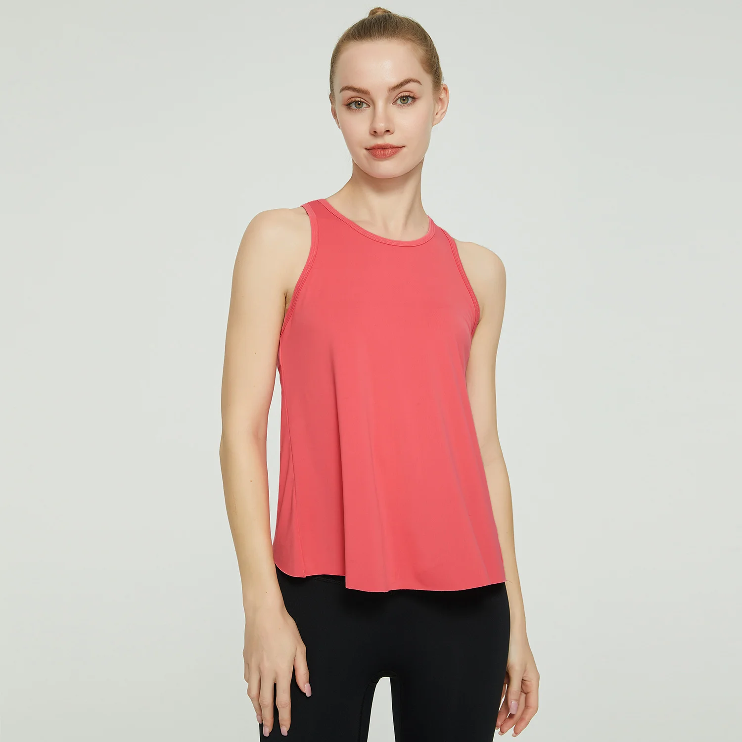 Women Sleeveless Yoga Tops Mesh Quick Dry Breathable Blouse Cover Up Gym Workout Cool T-Shirt Running Short Tank Crop Top