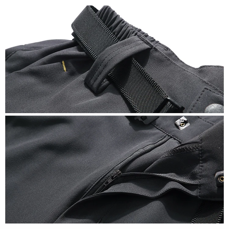 Mens Hiking Pants Convertible Lightweight Quick Dry Zip Off Fishing Safari Camping Travel Boy Scout Pants