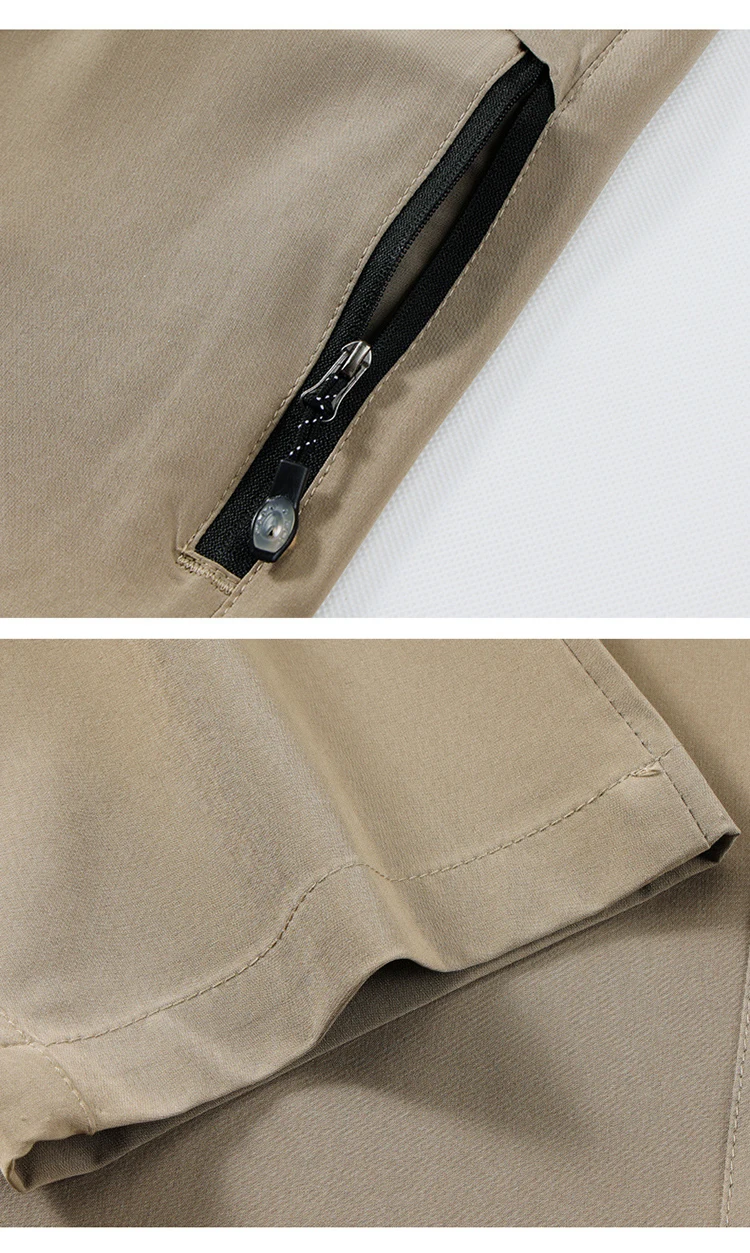 Mens Hiking Pants Convertible Lightweight Quick Dry Zip Off Fishing Safari Camping Travel Boy Scout Pants