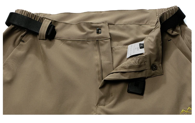 Mens Hiking Pants Convertible Lightweight Quick Dry Zip Off Fishing Safari Camping Travel Boy Scout Pants