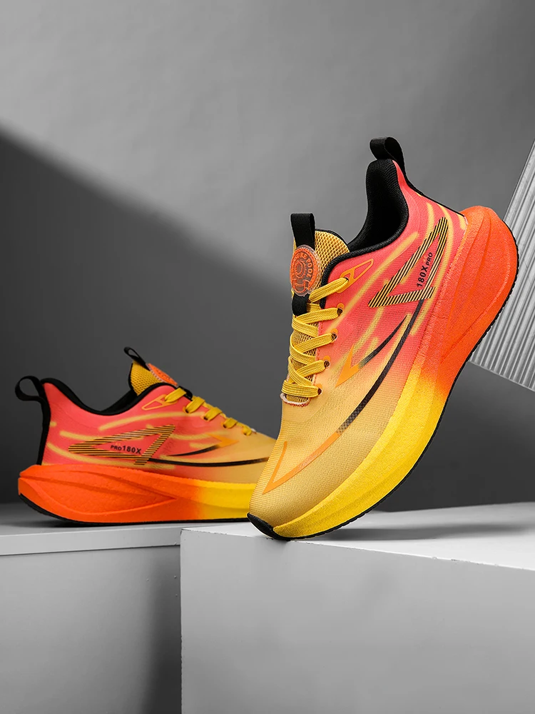 2026 New Men's and Women's Running Shoes Breathable Leisure Sports Shoes Non-Slip Cushioning Comfortable Tennis Shoes Male 36-45