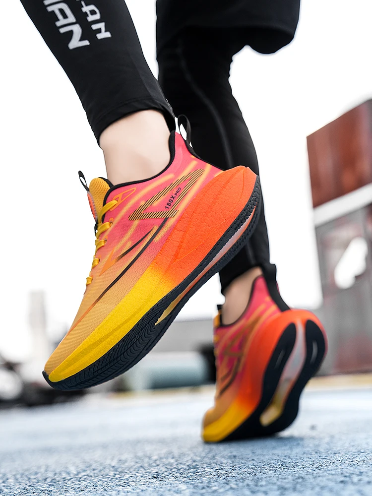 2026 New Men's and Women's Running Shoes Breathable Leisure Sports Shoes Non-Slip Cushioning Comfortable Tennis Shoes Male 36-45