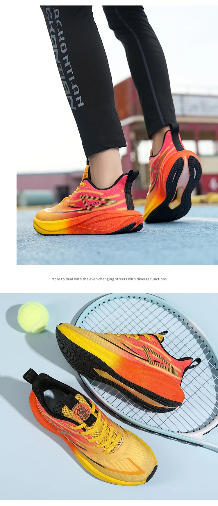 2026 New Men's and Women's Running Shoes Breathable Leisure Sports Shoes Non-Slip Cushioning Comfortable Tennis Shoes Male 36-45