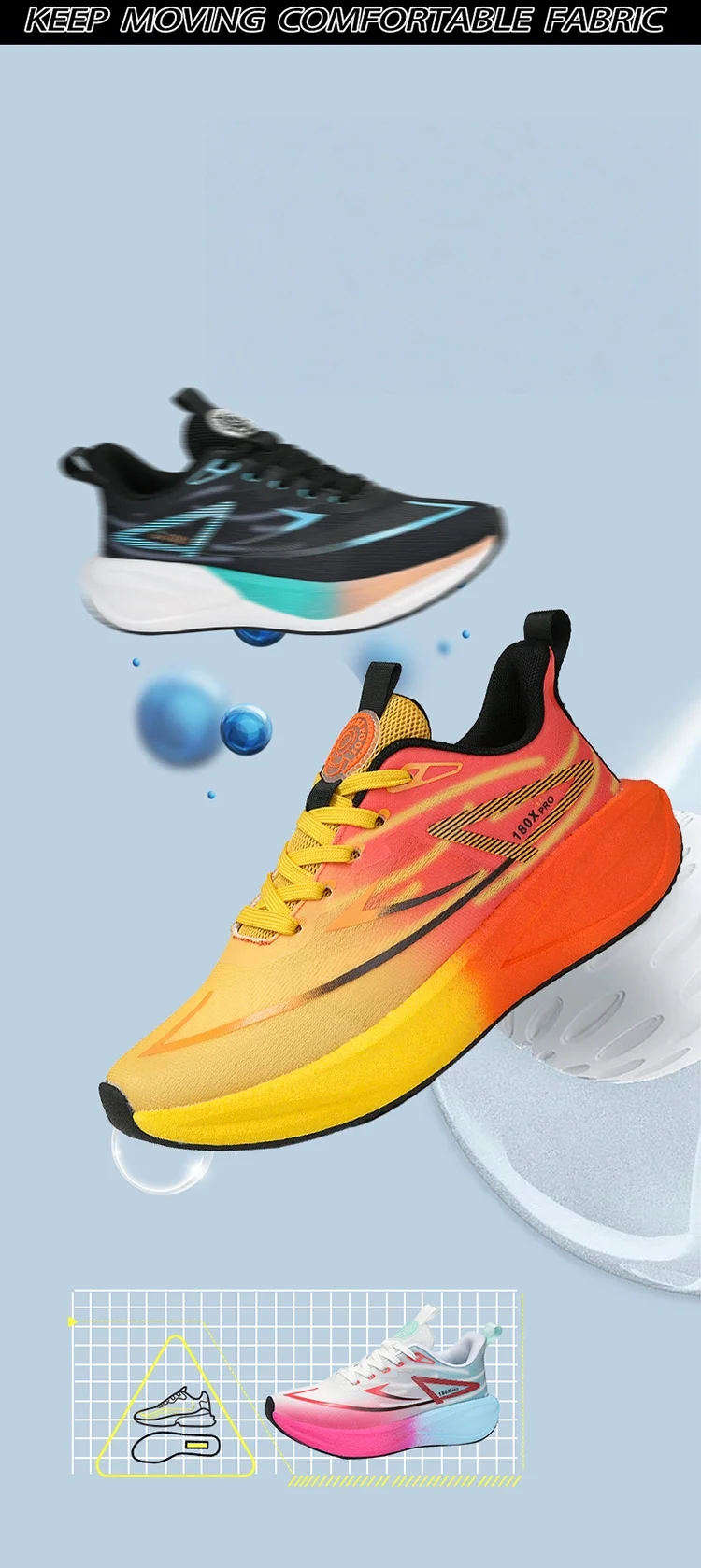 2026 New Men's and Women's Running Shoes Breathable Leisure Sports Shoes Non-Slip Cushioning Comfortable Tennis Shoes Male 36-45